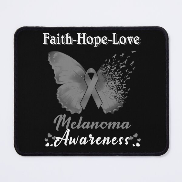 Item preview, Faith Hope Love Butterfly Melanoma Awareness designed and sold by Gillosina.