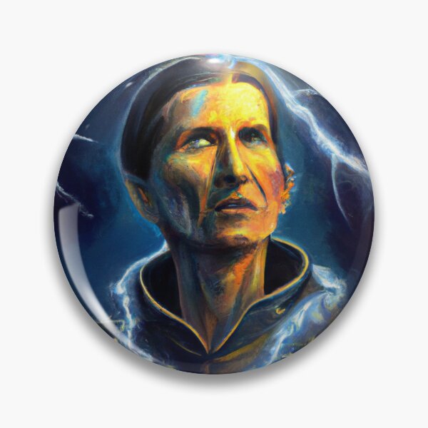 Artikelvorschau, Nikola Tesla als Gott des Blitzes entworfen und verkauft von CocoArt05.