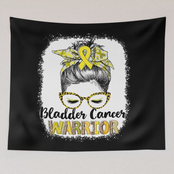 Item preview, Messy Bun Leopard Bladder Cancer Warrior designed and sold by rechardtee.
