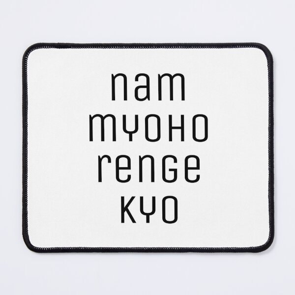 Item preview, Nam Myoho Renge Kyo / White and Black designed and sold by wordznart.