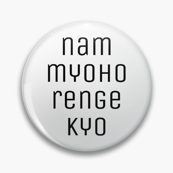 Artikelvorschau, Nam Myoho Renge Kyo / Weiß und Schwarz entworfen und verkauft von wordznart.