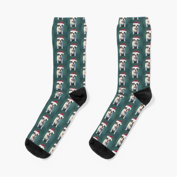 Christmas English Bulldog - Perfect For Animal Lovers Socks