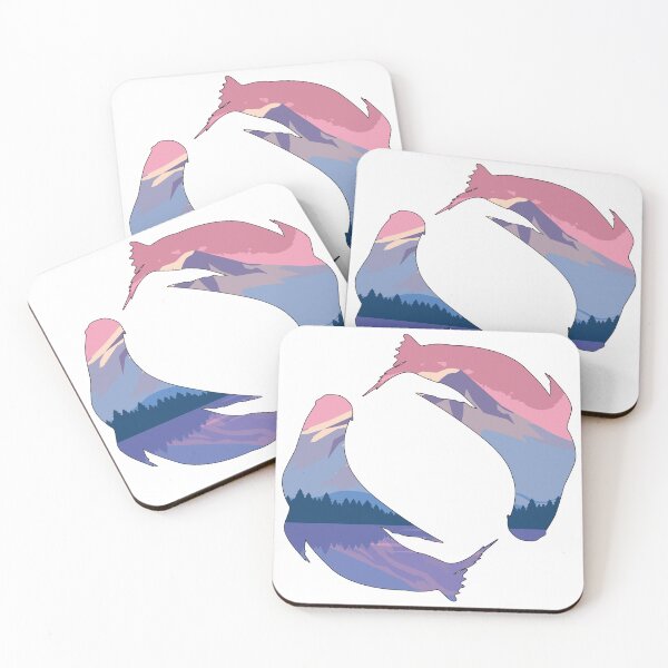 Item preview, Mountain Reflected Seals designed and sold by damonasplace.