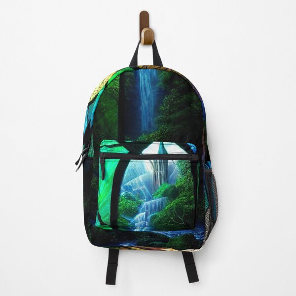 Item preview, Stained Glass Forest Falls designed and sold by fairytailsaiart.