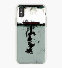 Ship boat spill sea ocean iPhone Case