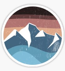 mountain souvenir logo vintage Sticker
