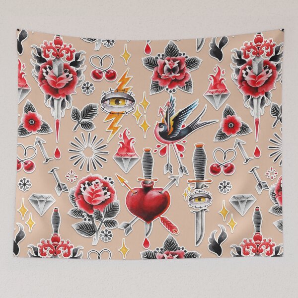 Item preview, Old school watercolor collection designed and sold by Ekaterina Glazkova.