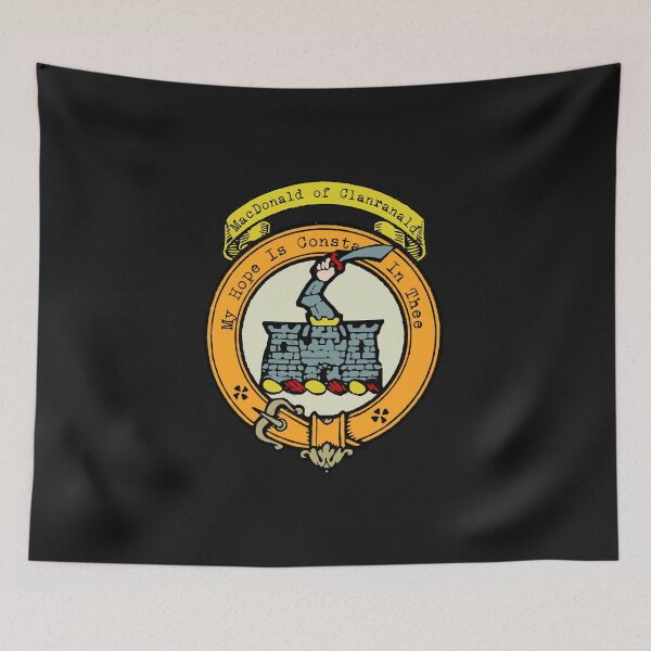 Item preview, Clan MacDonald of Clanranald Scottish Clan Surname crest designed and sold by BagTown Clans.
