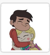 Starco hug Sticker