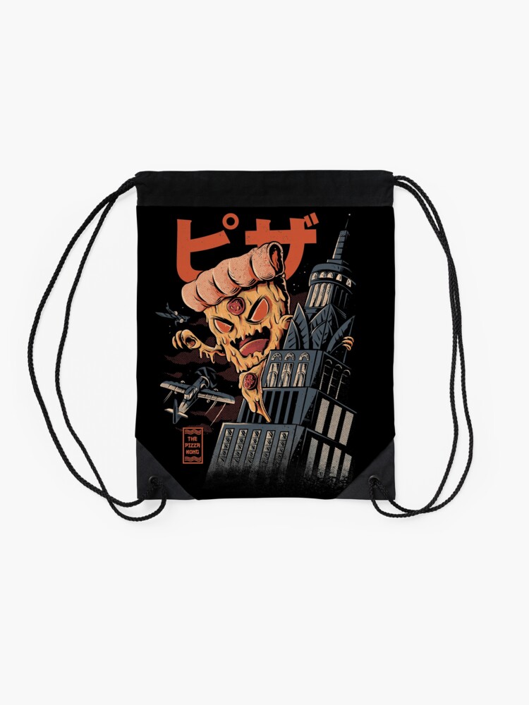 Alternate view of Pizza Kong Drawstring Bag