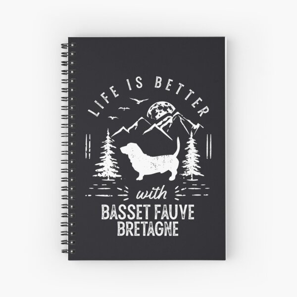 Aperçu de l'œuvre Life is Better With Basset Fauve de Bretagne créée et vendue par rafaeltto.