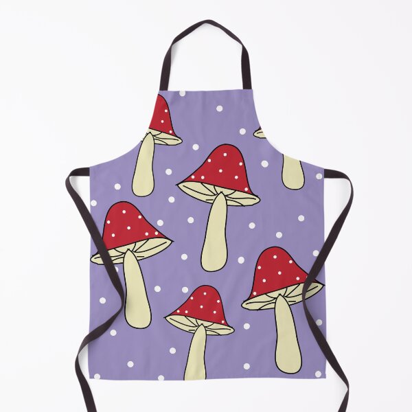 Item preview, Cute mushroom in purple pool pattern designed and sold by fluffyfamcraft.