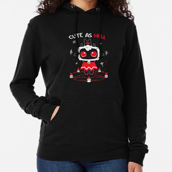 Cute As Hell - Cult Of The Lamb Lightweight Hoodie