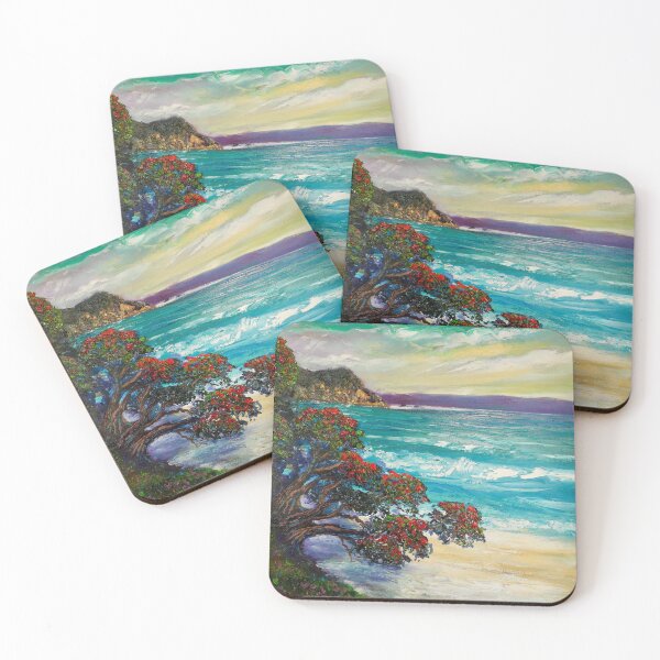Item preview, Pohutukawa Beach designed and sold by HelenBlair.