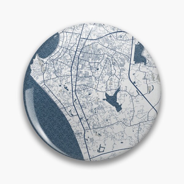 Item preview, Pattaya City Map of Thailand - Coastal designed and sold by deMAP.