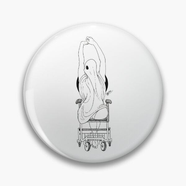 Item preview, Ghost pinup with rollator designed and sold by Jared King.