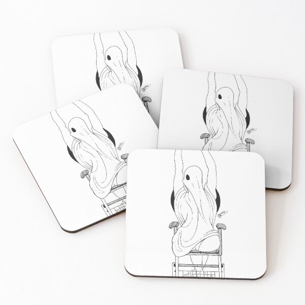 Item preview, Ghost pinup with rollator designed and sold by Jared King.