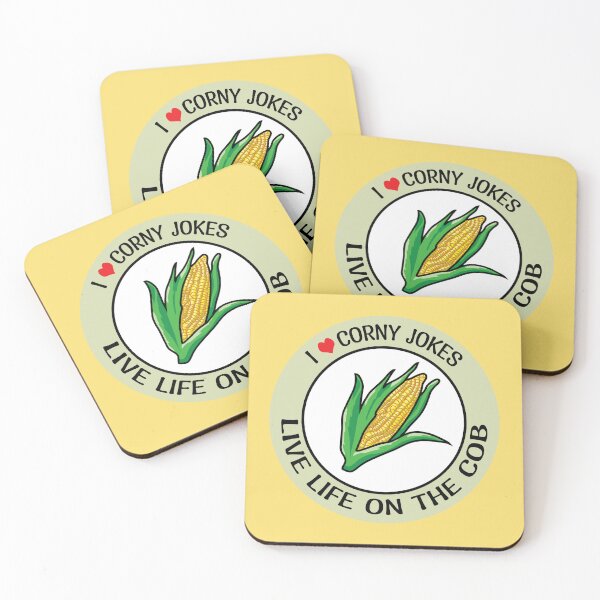 Item preview, I Heart Corny Jokes Badge designed and sold by TimeLady's Closet.