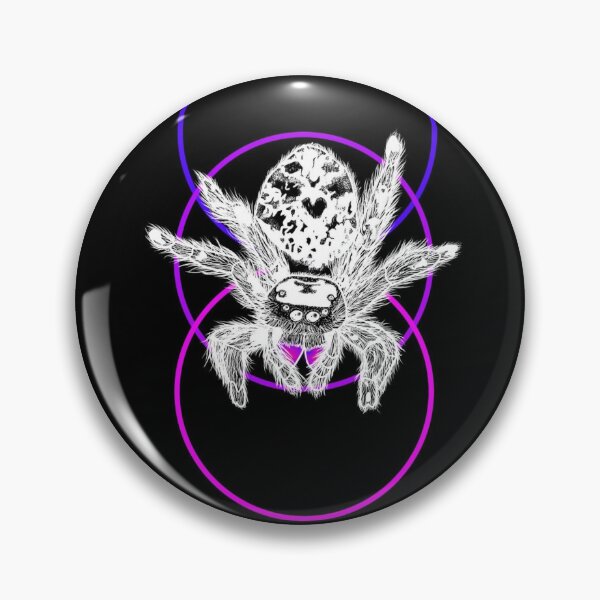 Item preview, Lady Jumping Spider stickers and magnets designed and sold by Creepxn.