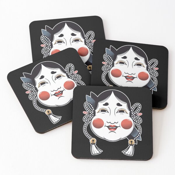 Item preview, Japanese Okame Mask Okame Tattoo designed and sold by AliceCruz.