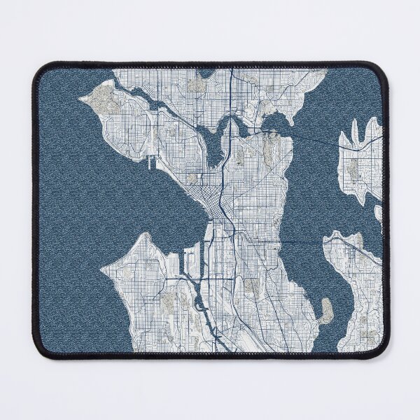 Item preview, Seattle City Map of Washington State, USA - Coastal designed and sold by deMAP.