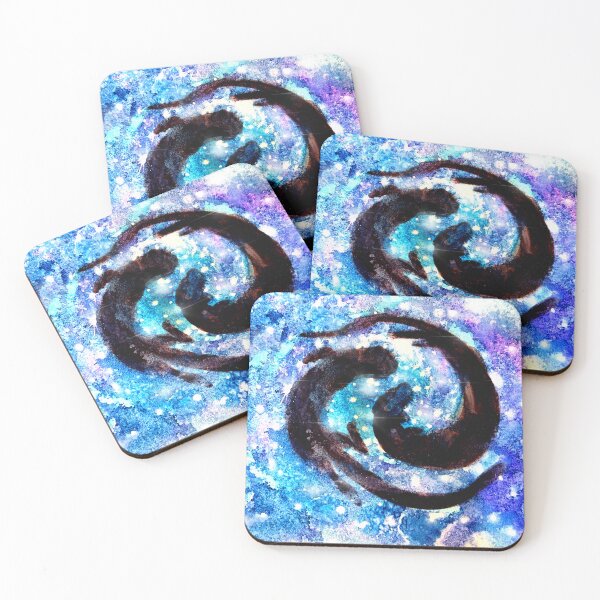 Item preview, Rakali - the other playful otters of the universe designed and sold by melhillswildart.