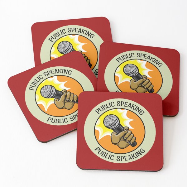 Item preview, Public Speaking Badge designed and sold by TimeLady's Closet.