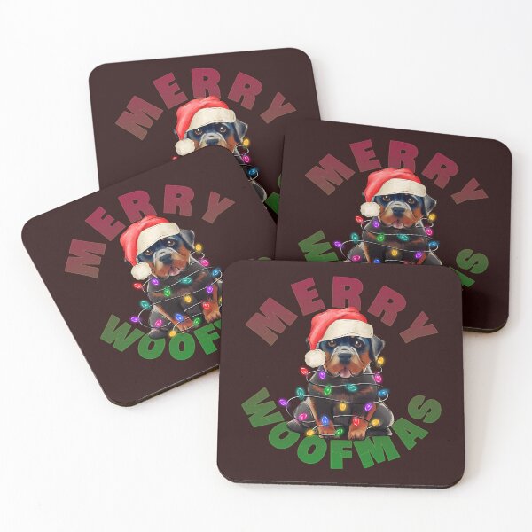 Item preview, Rottweiler Merry Woofmas designed and sold by SimplyCosmic11.