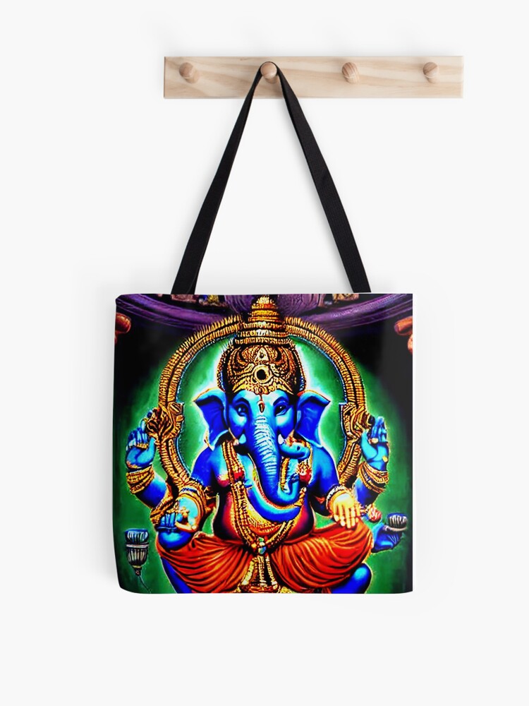 Handmakers Multicolor Ganesh Print Cotton White Potli Bags 5X7inch Pack of  10 (Ganesha 3) : Amazon.in: Shoes & Handbags