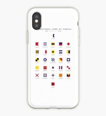 Vinilo o funda para iPhone Banderas náuticas: Código internacional de señales