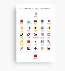 Nautical Flags: International Code of Signals Metal Print