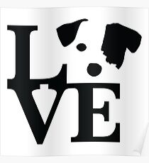 Jack Russel Terrier Love Poster