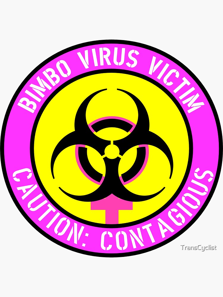 Bimbo Virus Sticker for Sale by TransCyclist