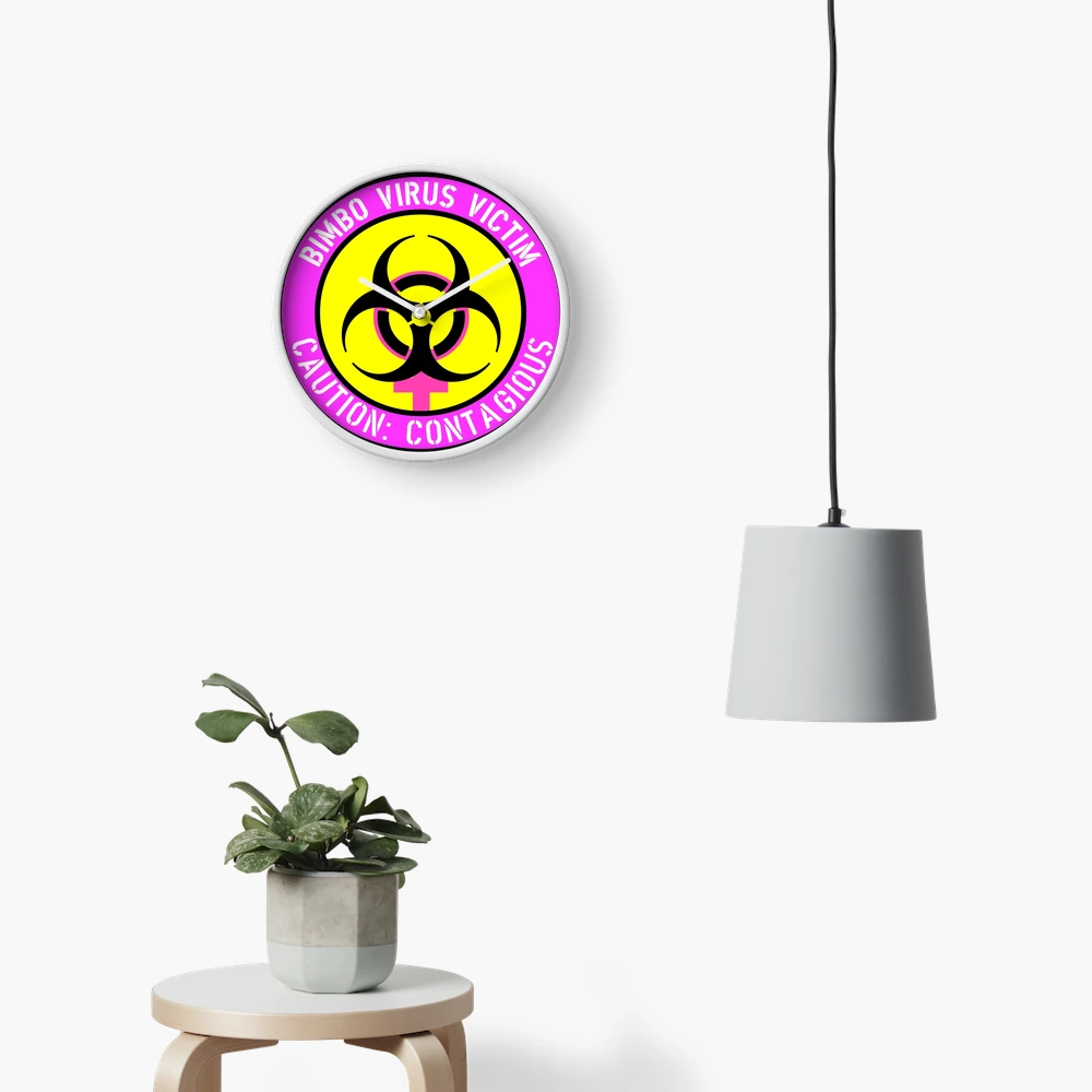 Bimbo Virus Clock for Sale by TransCyclist | Redbubble