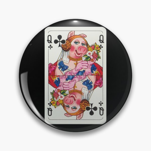Item preview, Miss Piggy Playing Cards Queen Clubs designed and sold by HarinWijenayake.