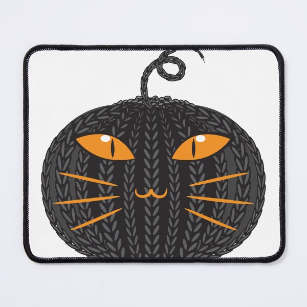Item preview, Halloween Cat Pumpkin - Crochet Cat Pumpkin Funny in Black Color designed and sold by MisPuHoney.