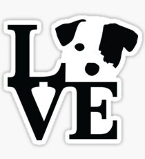 Jack Russel Terrier Love Sticker