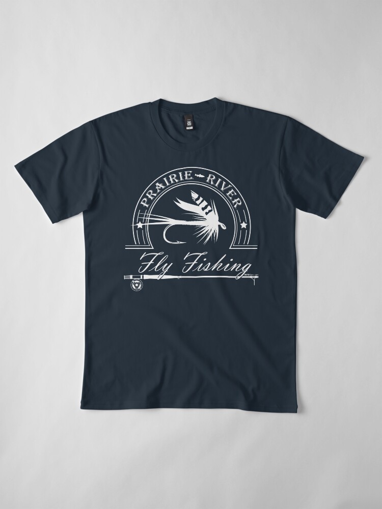 Alternate view of Prairie River - White Premium T-Shirt