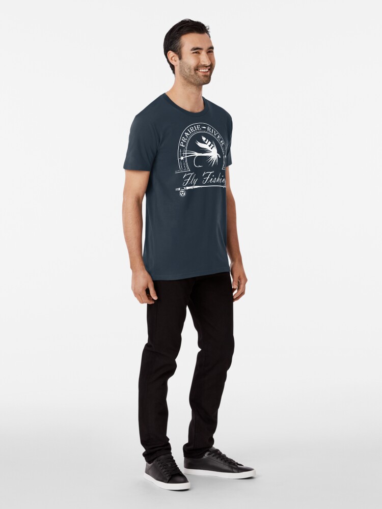 Alternate view of Prairie River - White Premium T-Shirt