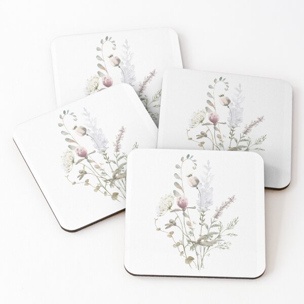 Artikelvorschau, Wildblumen-Aquarell-Druck von Zouzounio Art entworfen und verkauft von zouzounioart.