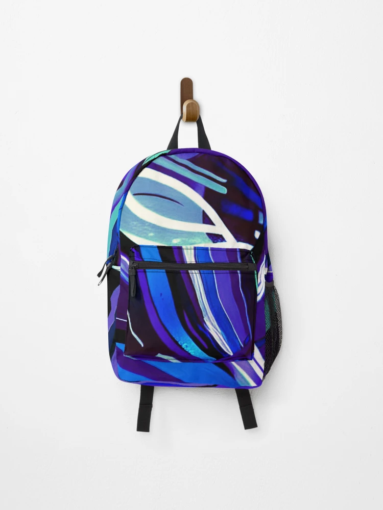 Thumbnail 1 of 3, Backpack, Blue Swish designed and sold by TiltedCode.