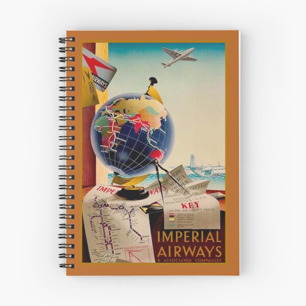 Item preview, IMPERIAL AIRWAYS : Vintage Airline Advertising Print designed and sold by posterbobs.