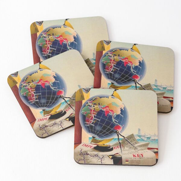 Item preview, IMPERIAL AIRWAYS : Vintage Airline Advertising Print designed and sold by posterbobs.