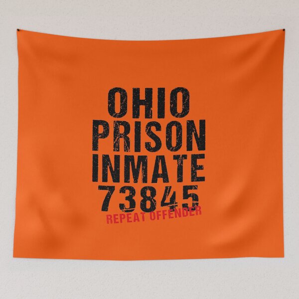 Item preview, County Jail Inmate - Ohio Prisoner Party - Prisoner Party Halloween Costume designed and sold by TheBestArt2022.