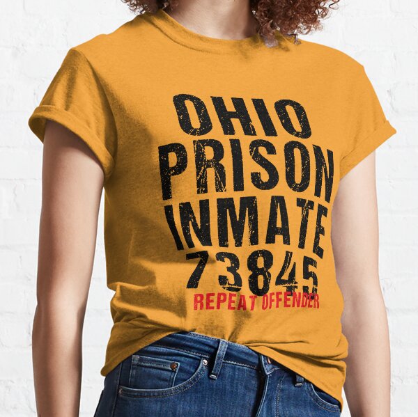 Orange prison clearance t shirt