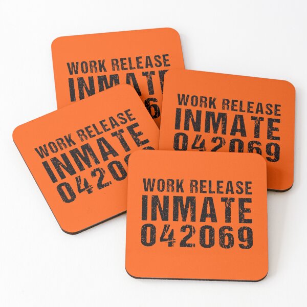 Item preview, County Jail Inmate - Work Release Inmate - Prisoner Party Halloween Costume designed and sold by TheBestArt2022.