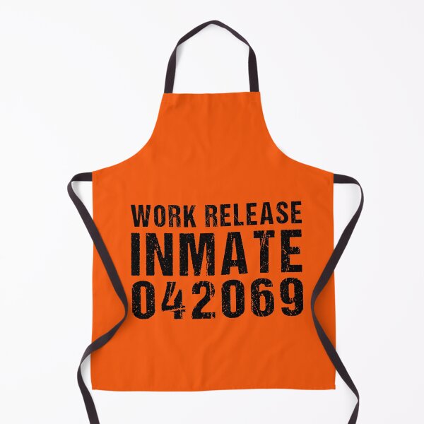 Item preview, County Jail Inmate - Work Release Inmate - Prisoner Party Halloween Costume designed and sold by TheBestArt2022.