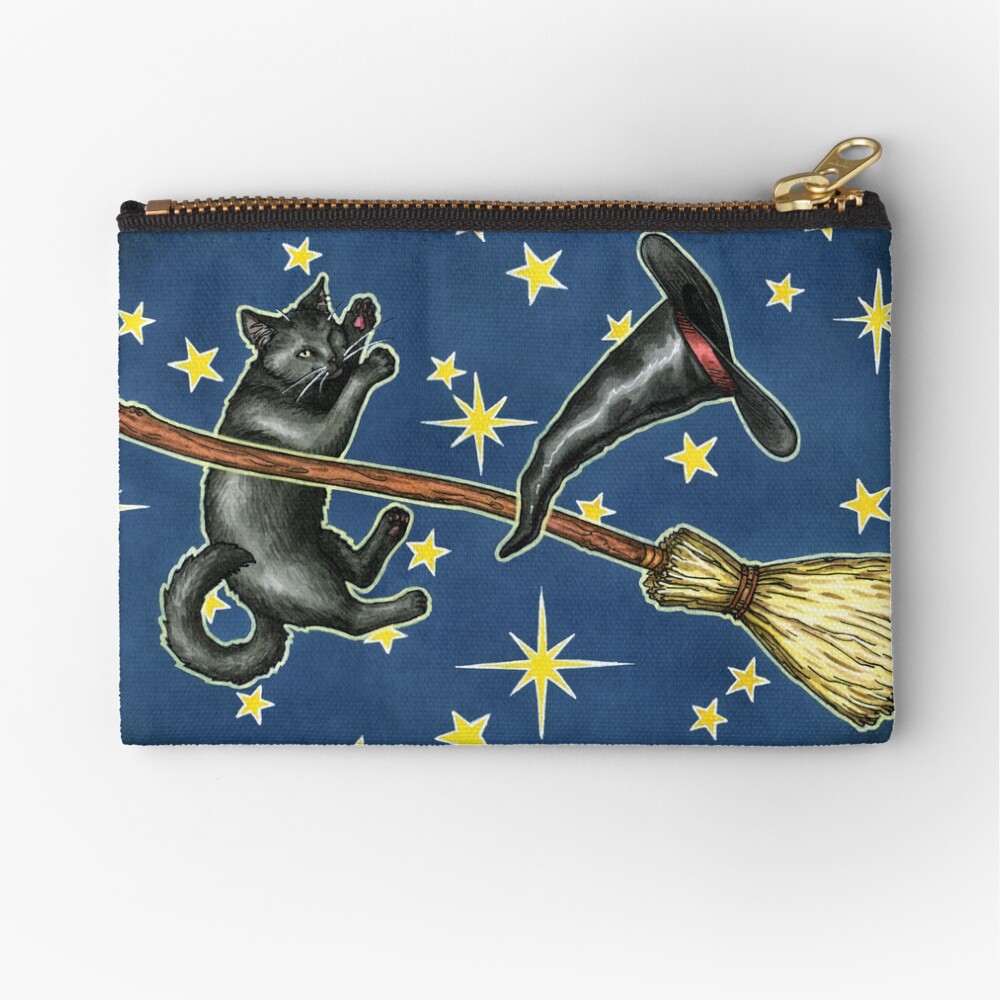 Everyday Witch Tarot - Back of Card Design Zipper Pouch