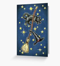 Everyday Witch Tarot - Back of Card Design Greeting Card