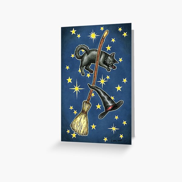 Everyday Witch Tarot - Back of Card Design Greeting Card